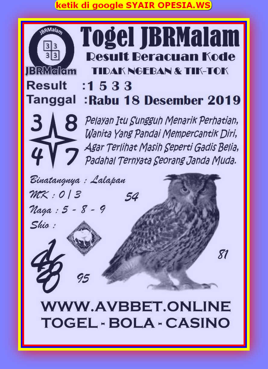 12+ Forum Syair Hk Burung Hantu