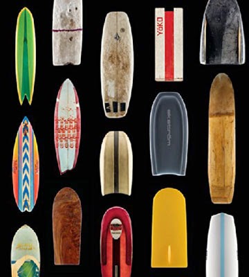 Early Hawaiian redwood plank board - John Mazza Historic Surfboard
