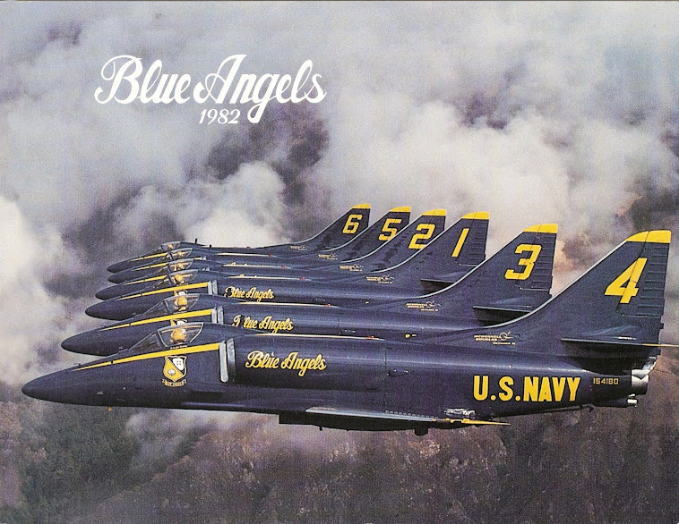 1982 Blue Angels Yearbook Front Cover