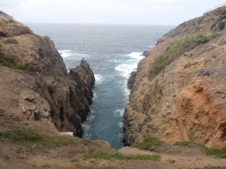 entrada de mar en la tierra