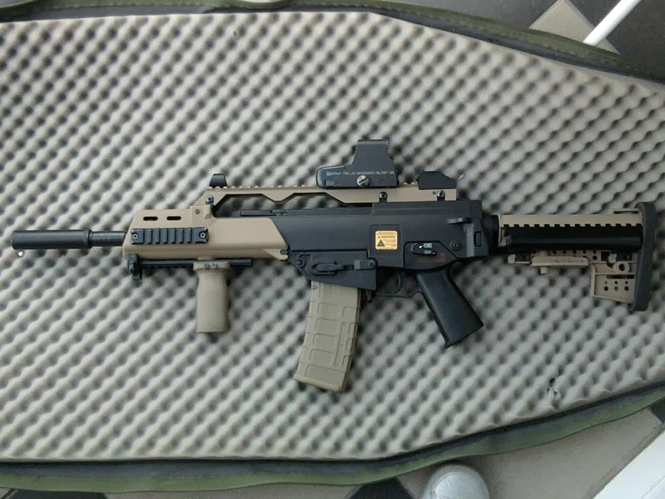 Airsoft Optikai Tuning JG G36c Dark Earth Custom (by OakleyDevil)