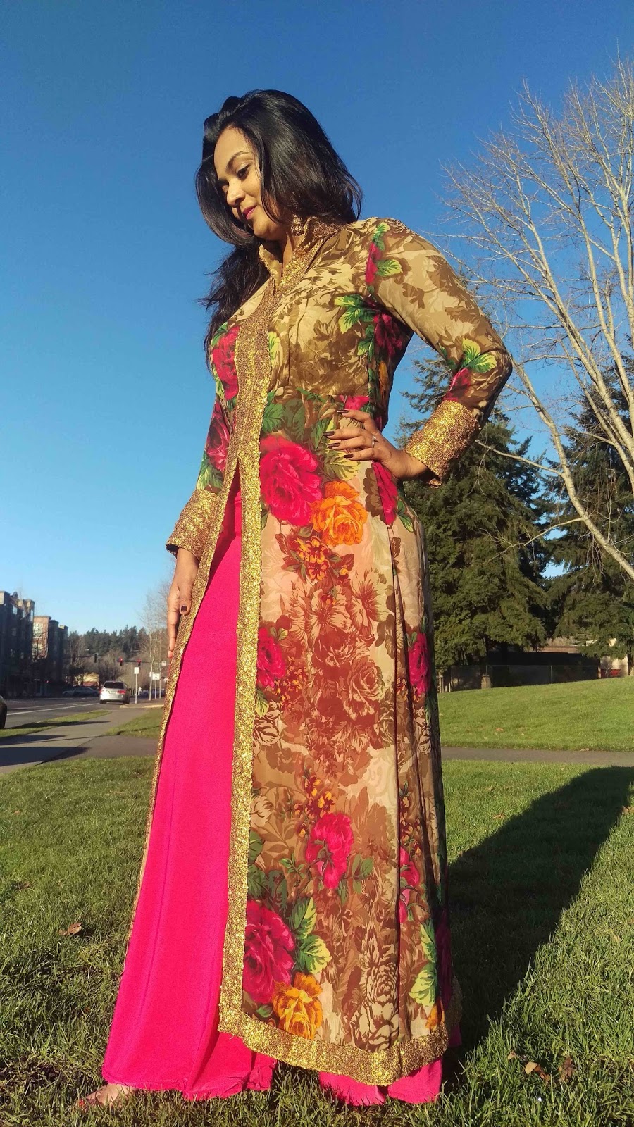 palazzo pants with kurti