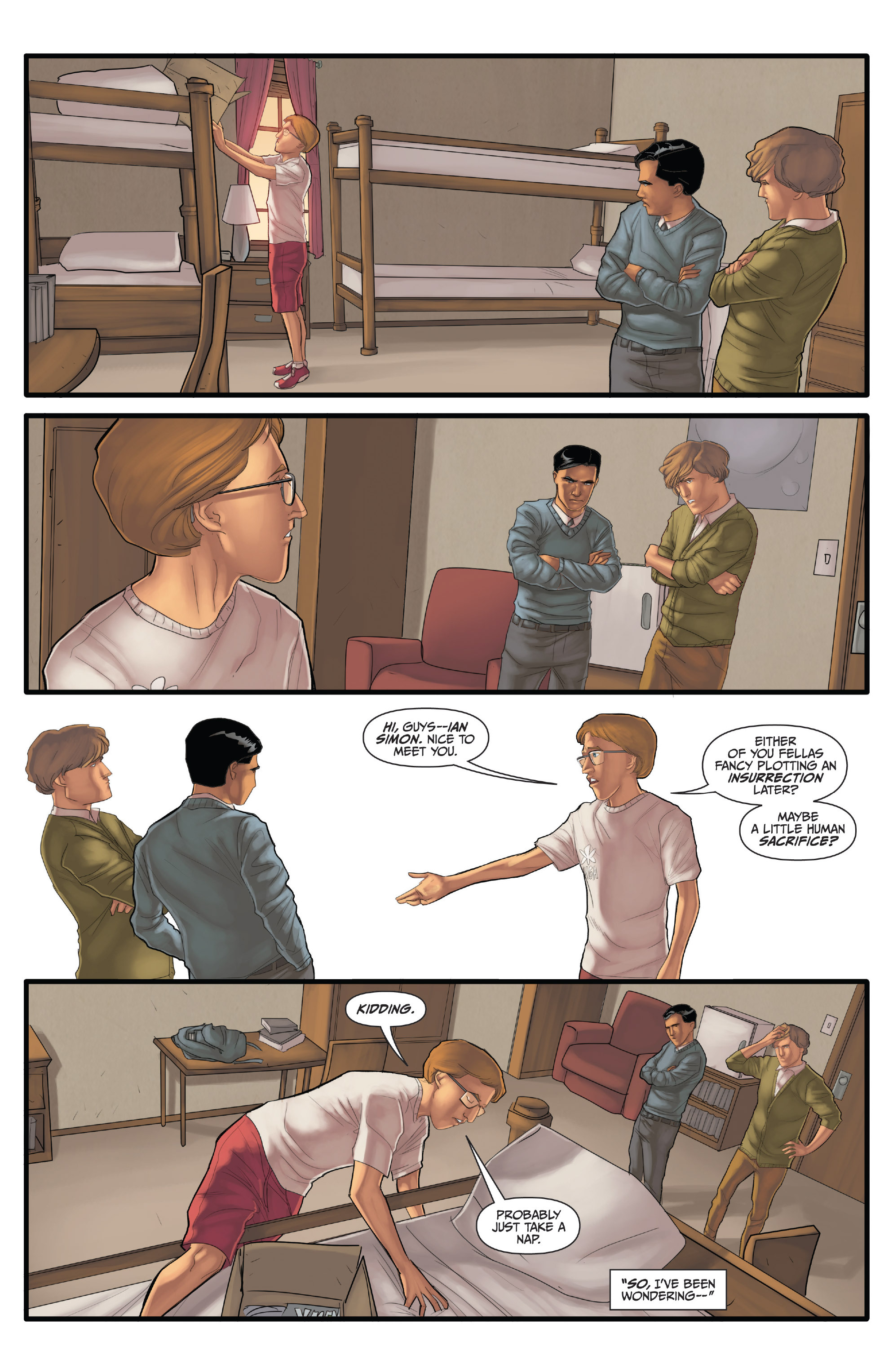Read online Morning Glories comic -  Issue #36 - 9