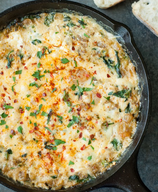 Baked Seafood Dip With Crab, Shrimp and Veggies #dip #party
