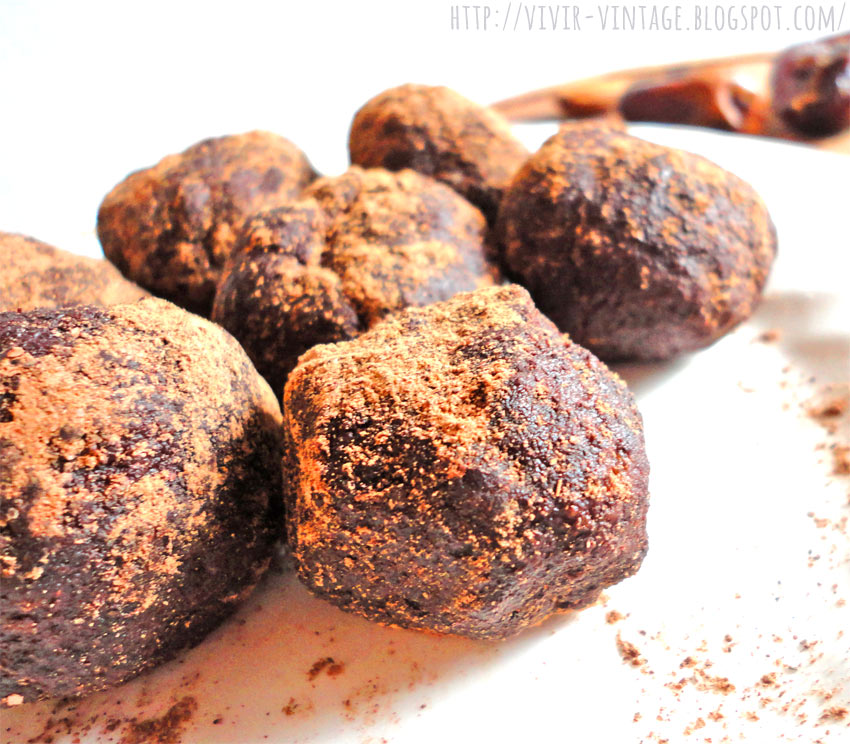 trufas de chocolate sanas sin azucar
