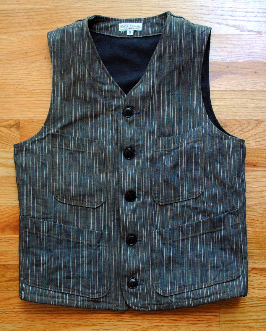 Russell's Shirts: Work Vest, wool lined