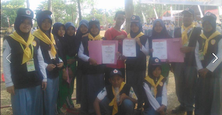 MMH Pucakwangi Juara Umum perlombaan Jumbara PMR PMI Tingkat SMA/MA/SMK Se-Kabupaten Pati di Buper Regaloh