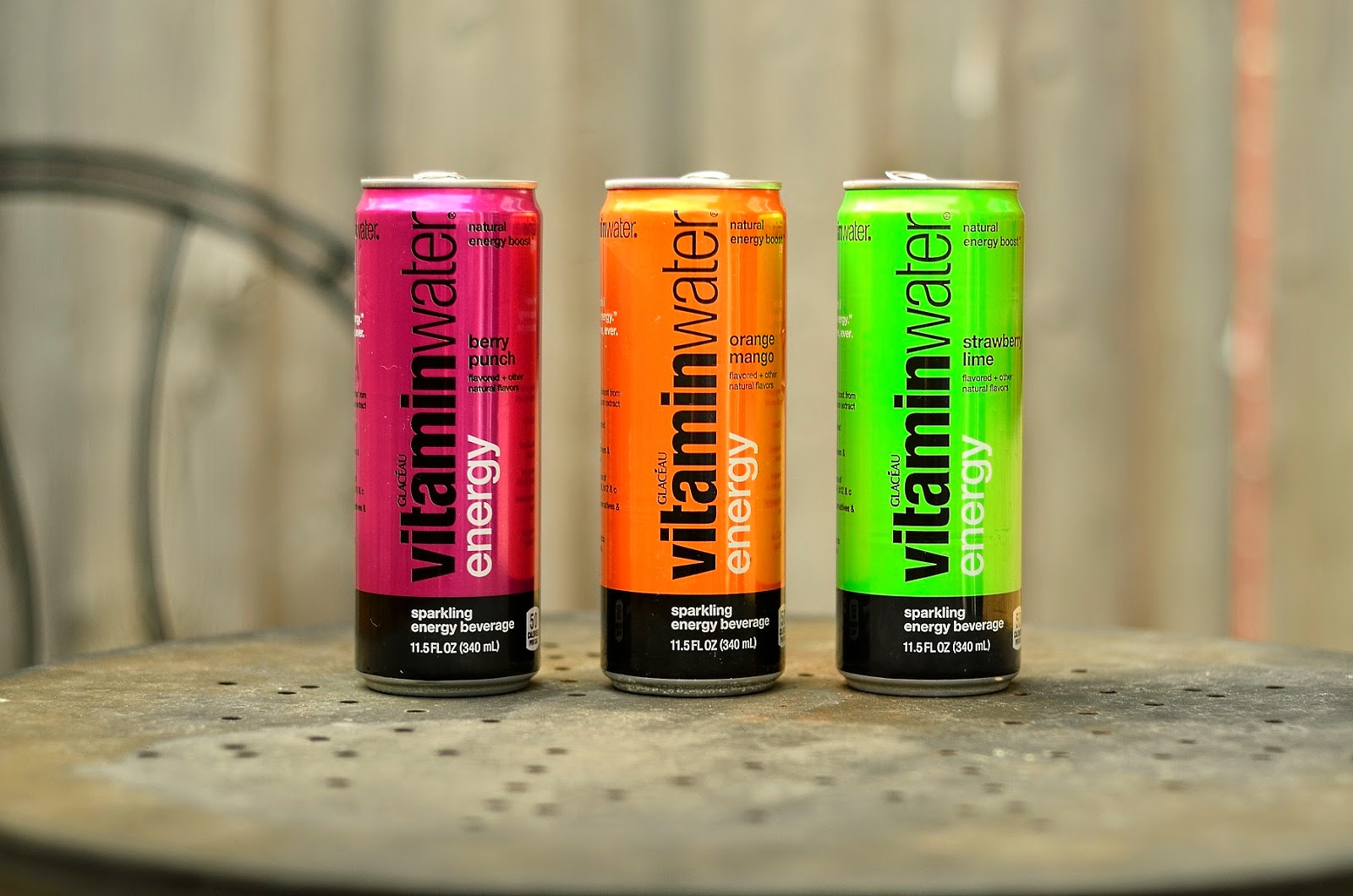 What I Drink At Work: Vitamin Water Energy Drinks Review