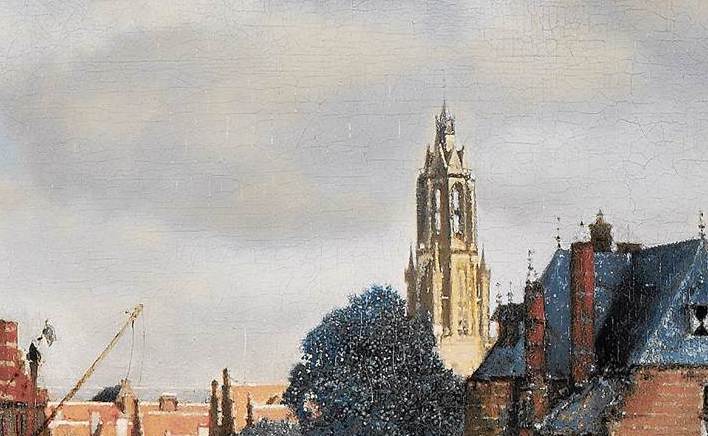 Вид дельфта ян вермеер картина