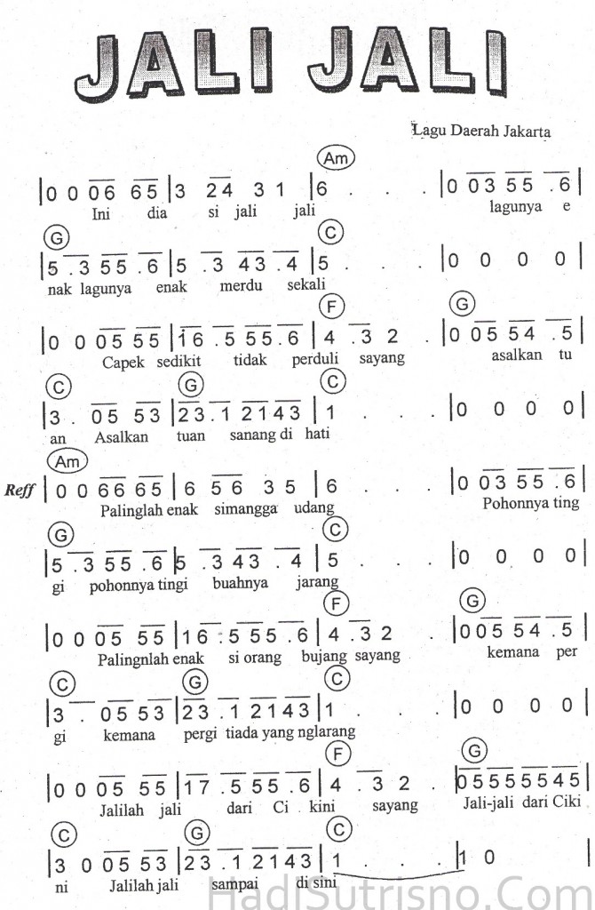 Lagu Daerah Dki Jakarta