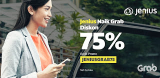 Kode Promo Grab JENIUSGRAB75 Kode Promo Grab JENIUSGRAB75