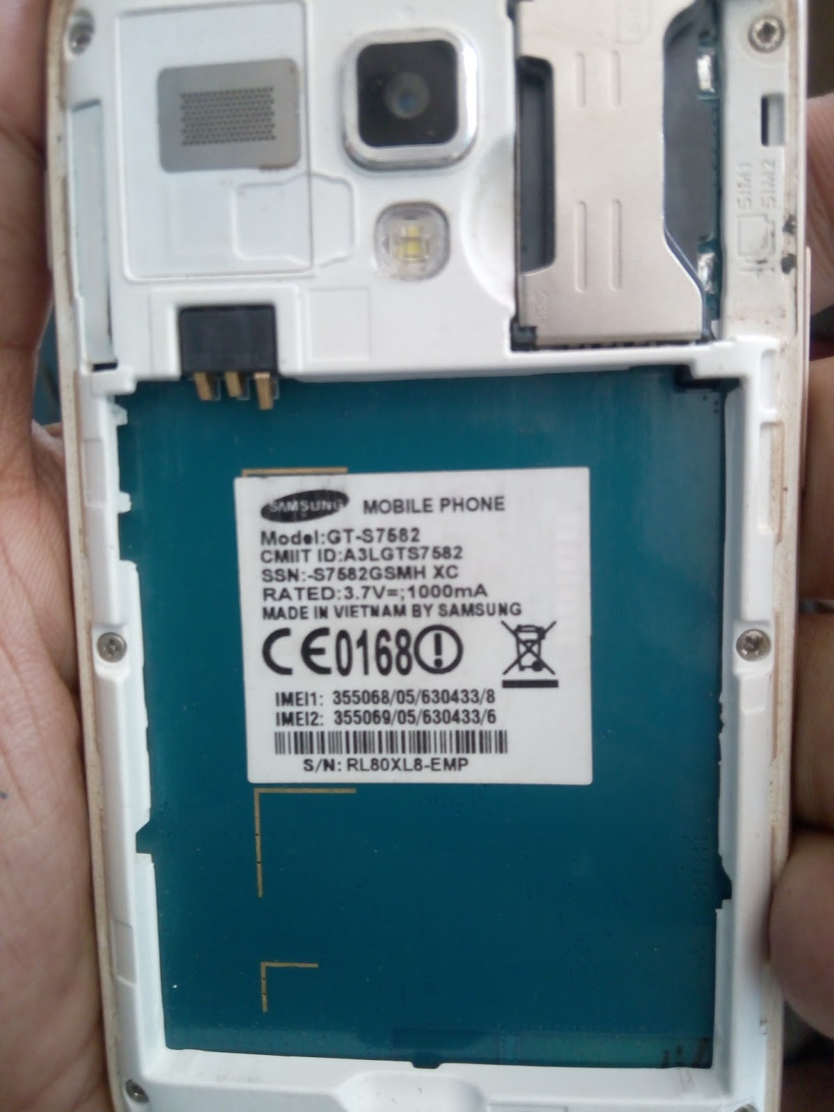 ALL MTK FIRMWARE: Samsung GT-S7582 MT6572 NAND FLASH FILE DEAD BOOT