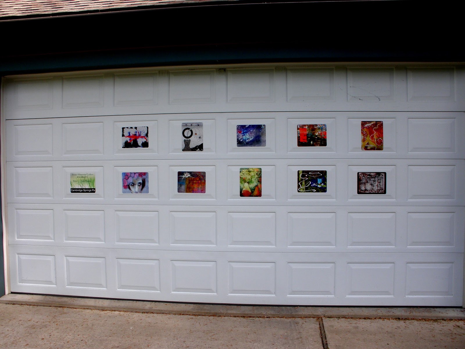 Notes From Straw Mountain Studio Garage Door Art Gallery