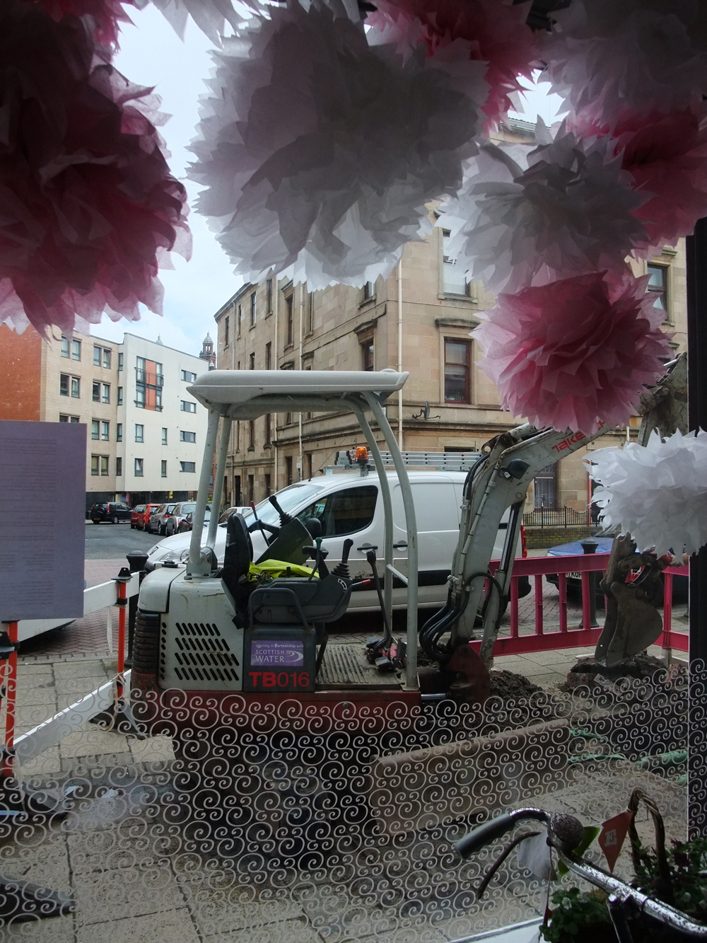 Tearoom and Craft Gallery, Glasgow, Scotland Cushion and Cake Diggers and C & C Press