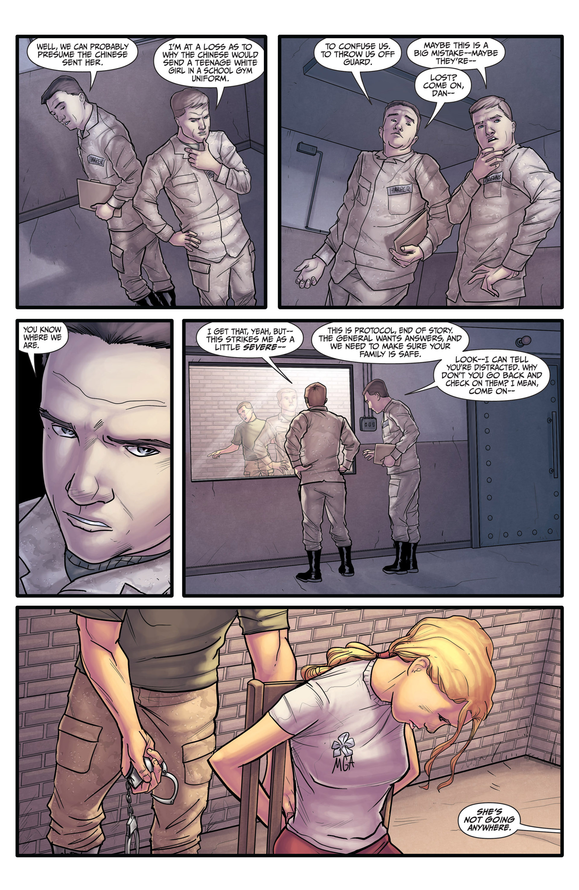 Read online Morning Glories comic -  Issue # _TPB 3 - 113
