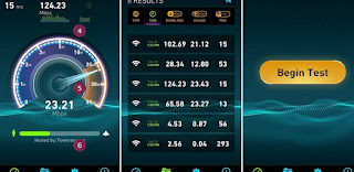 برنامج لاختبار خدمة (3G) وخدمة فعالة في منطقتك