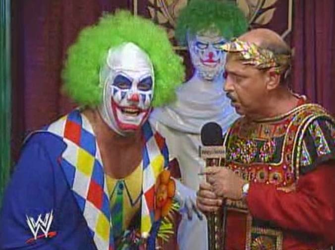 WWE / WWF WRESTLEMANIA 9: Doink The Clown talks to Mean Gene about facing Crush