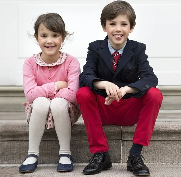 Danish Royal Court published new photos of Prince Henrik and Princess Athena on the occasion of his 9th birthday. Danish Princess Marie