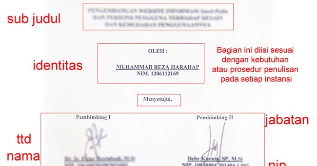 Posisi Tanda Tangan Sesuai Jabatan Rumah Berita