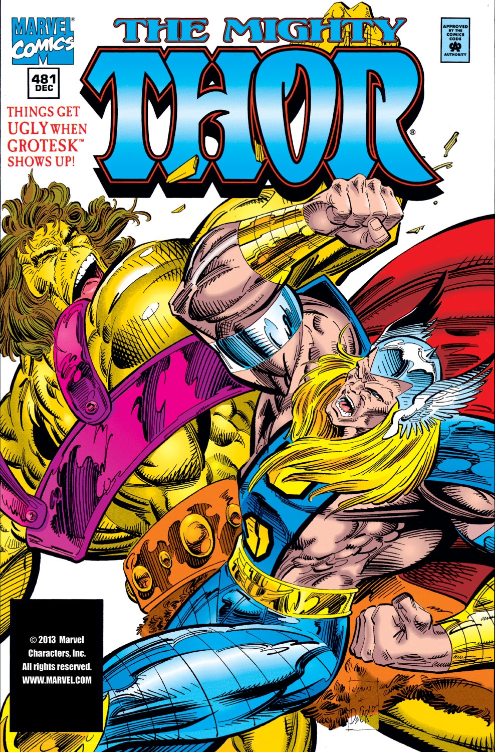 Read online Thor (1966) comic -  Issue #481 - 1