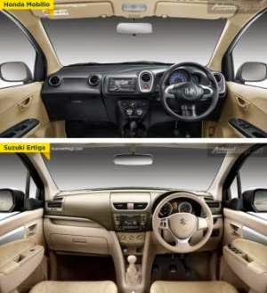 Interior Honda Mobilio dan Suzuki Ertiga