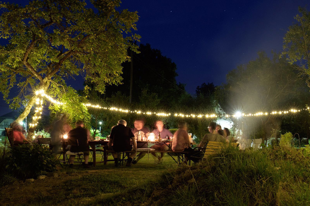 Suffershill House Sommer und Feiern im Garten