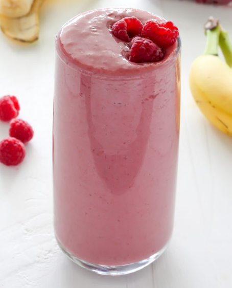 Raspberry Banana Smoothie #drink #smoothie
