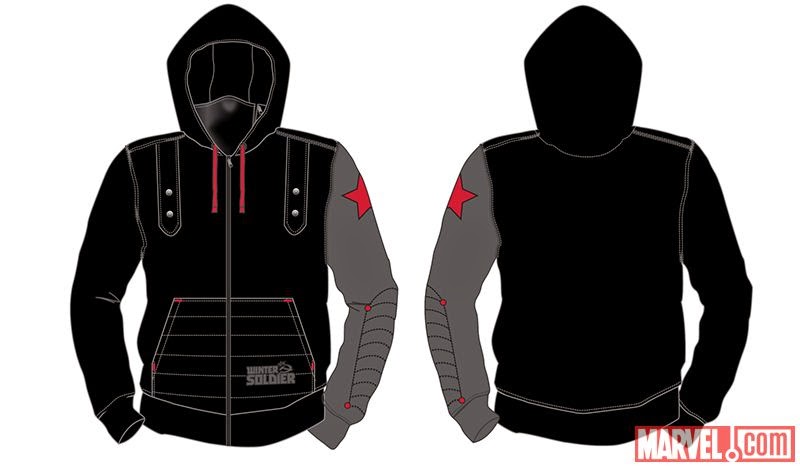 San Diego Comic-Con 2014 Exclusive Captain America: The Winter Soldier Hoodies by Marvel - The Winter Soldier Hoodie