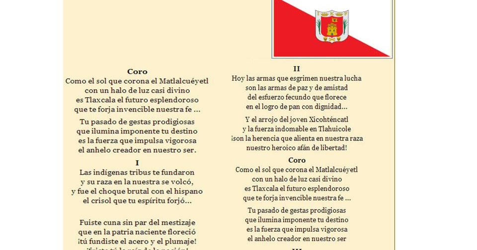 La Cultura Tlaxcalteca EL HIMNO DE