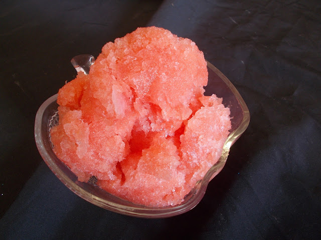 Granita din pepene rosu