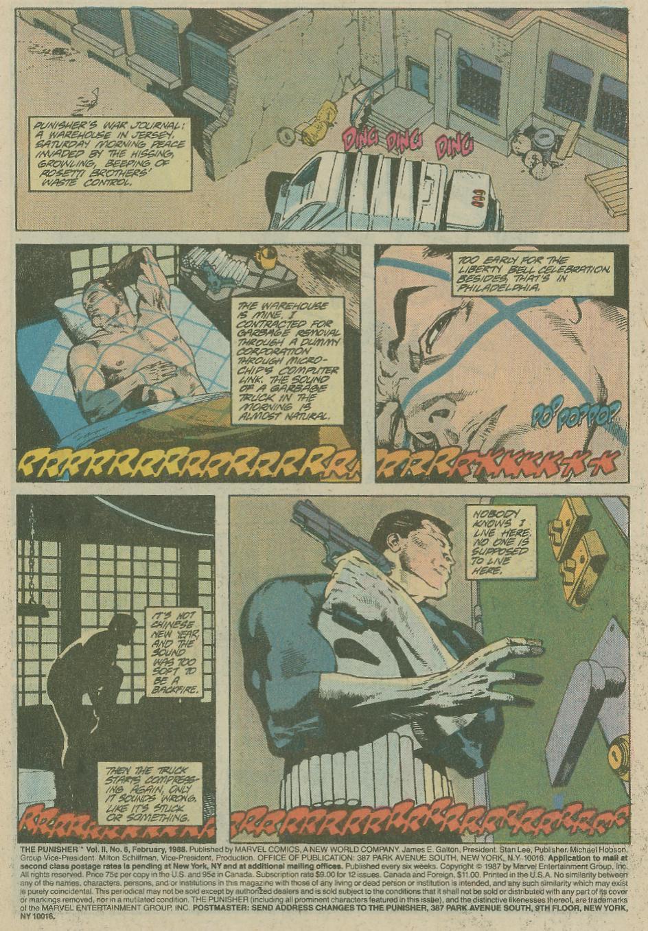 Read online The Punisher (1987) comic -  Issue #6 - Garbage - 2