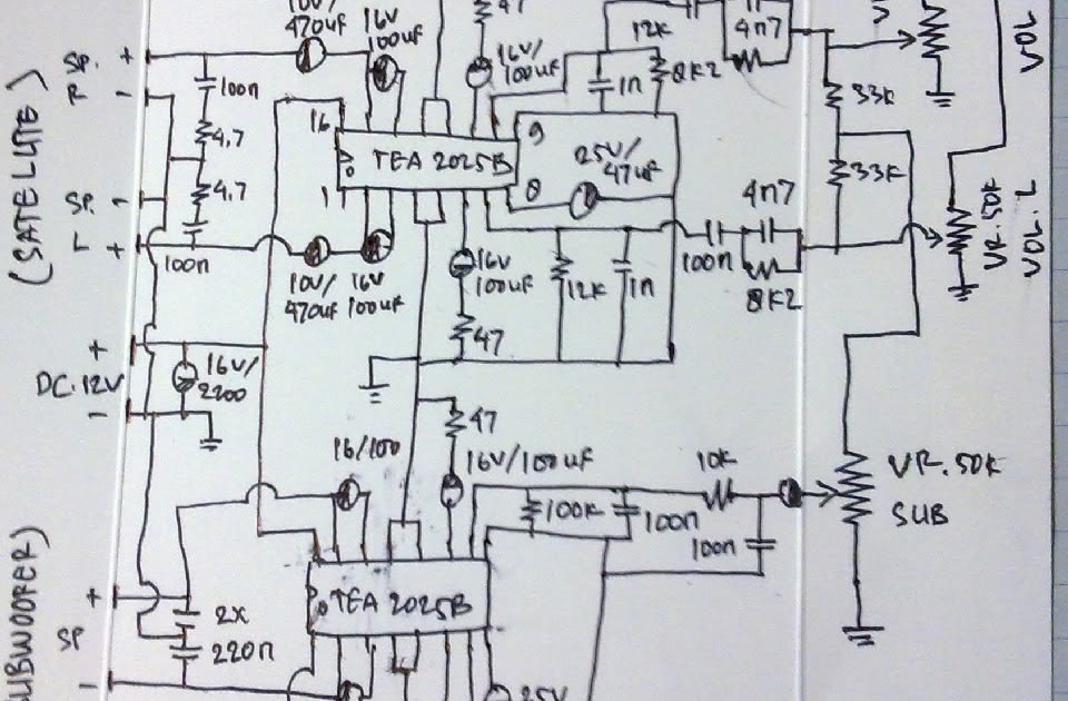 54 Skema Speaker Aktif Gmc