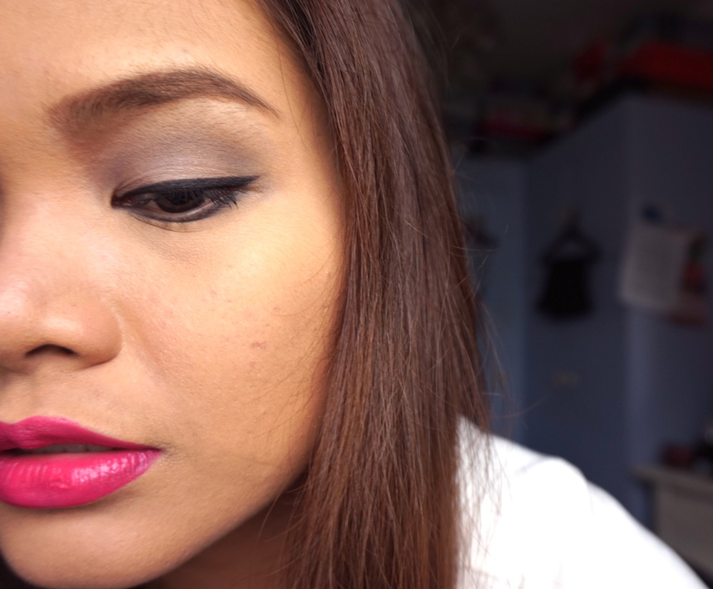 FOTD/EOTD Eye Makeup For Fuchsia Lipstick