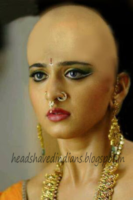 Head Shaved Indians: Southindian Leading Actress Anushka 