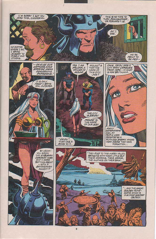 Read online Conan the Barbarian (1970) comic -  Issue #263 - 9