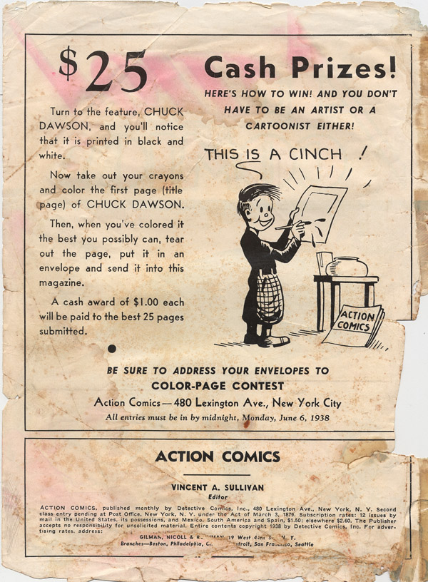 Action Comics (1938) 1 Page 1