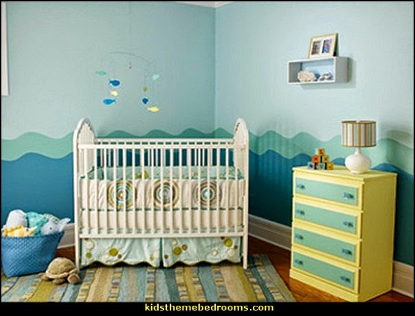 the sea baby bedroom decorating ideas - ocean theme baby bedroom ideas ...