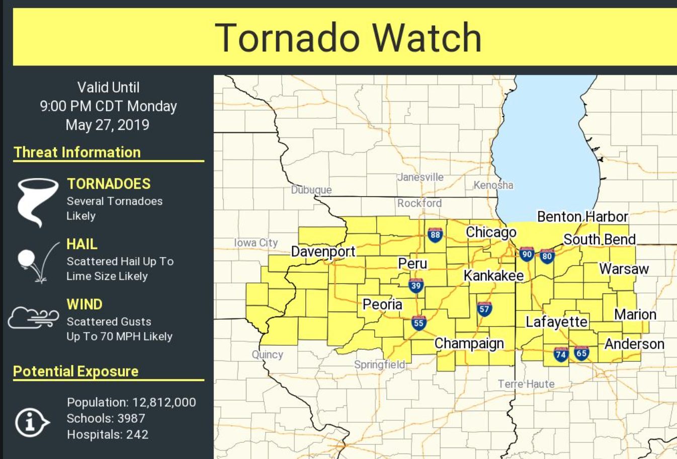 MSE Creative Consulting Blog Tornado Watch Eastern Iowa, Northern