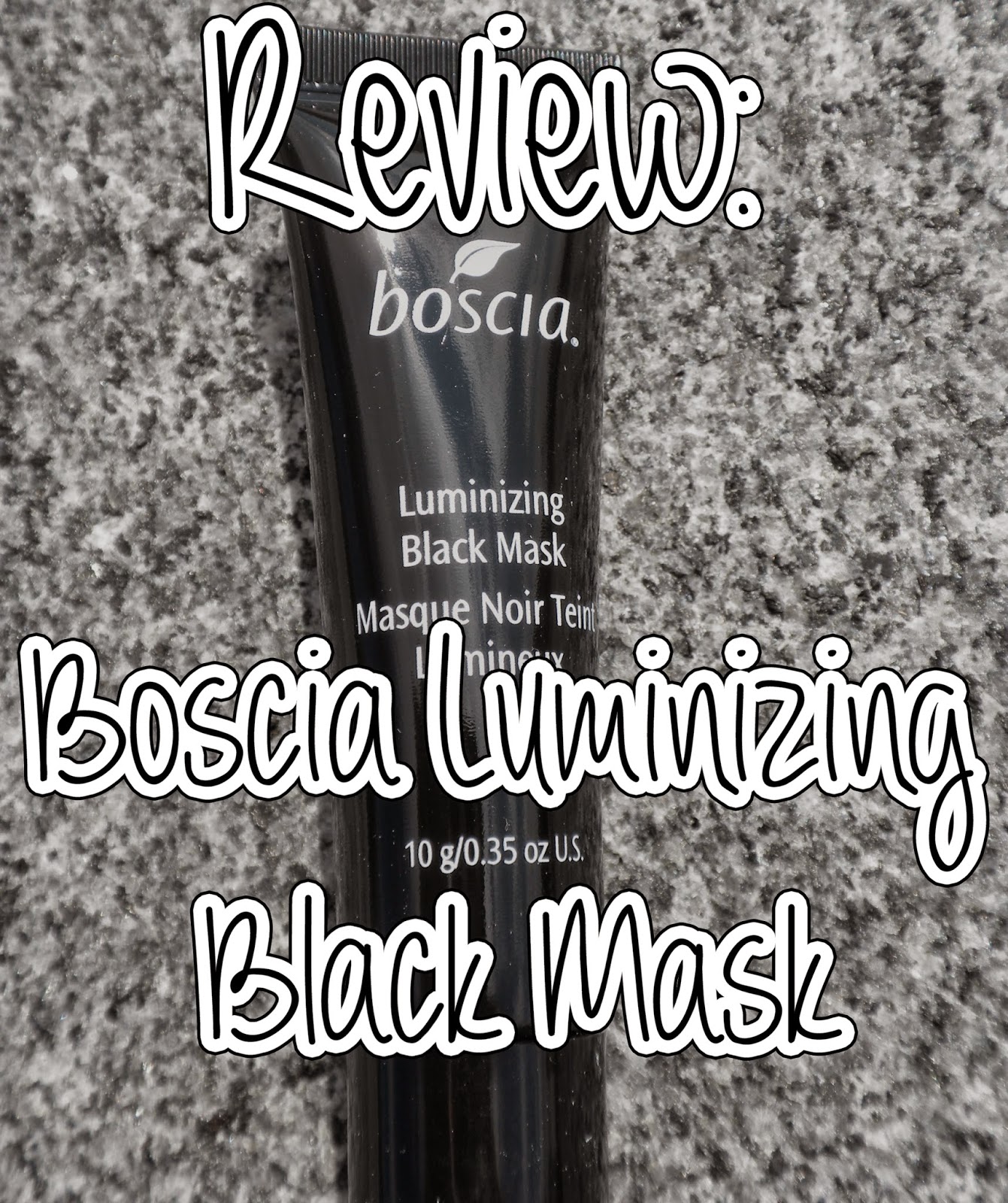 TVstation Tak support Sammi the Beauty Buff: Review: Boscia Luminizing Black Mask
