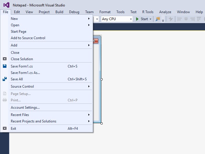 simple notepad application in c Logical Learn