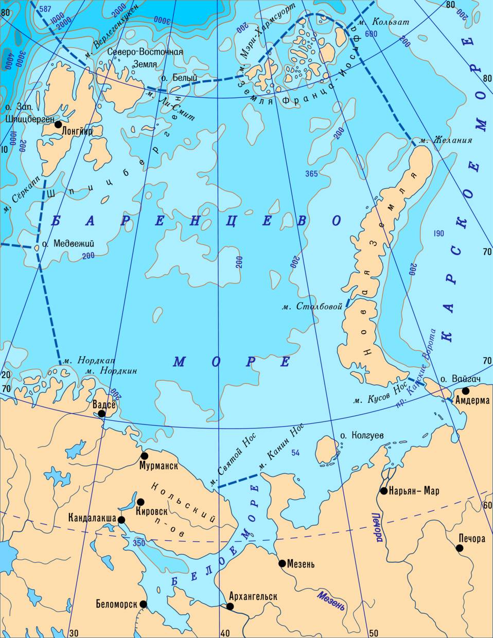 Любой крупный полуостров омываемый водами карского моря. Карта Баренцево море на карте. Белое и Баренцево море на карте. Баренцево море на карте. Белое и Баренцево море на карте России.