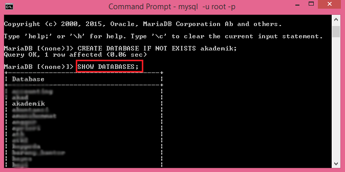 Cara Menjalankan MySQL Server Serta Membuat Database Sederhana ...