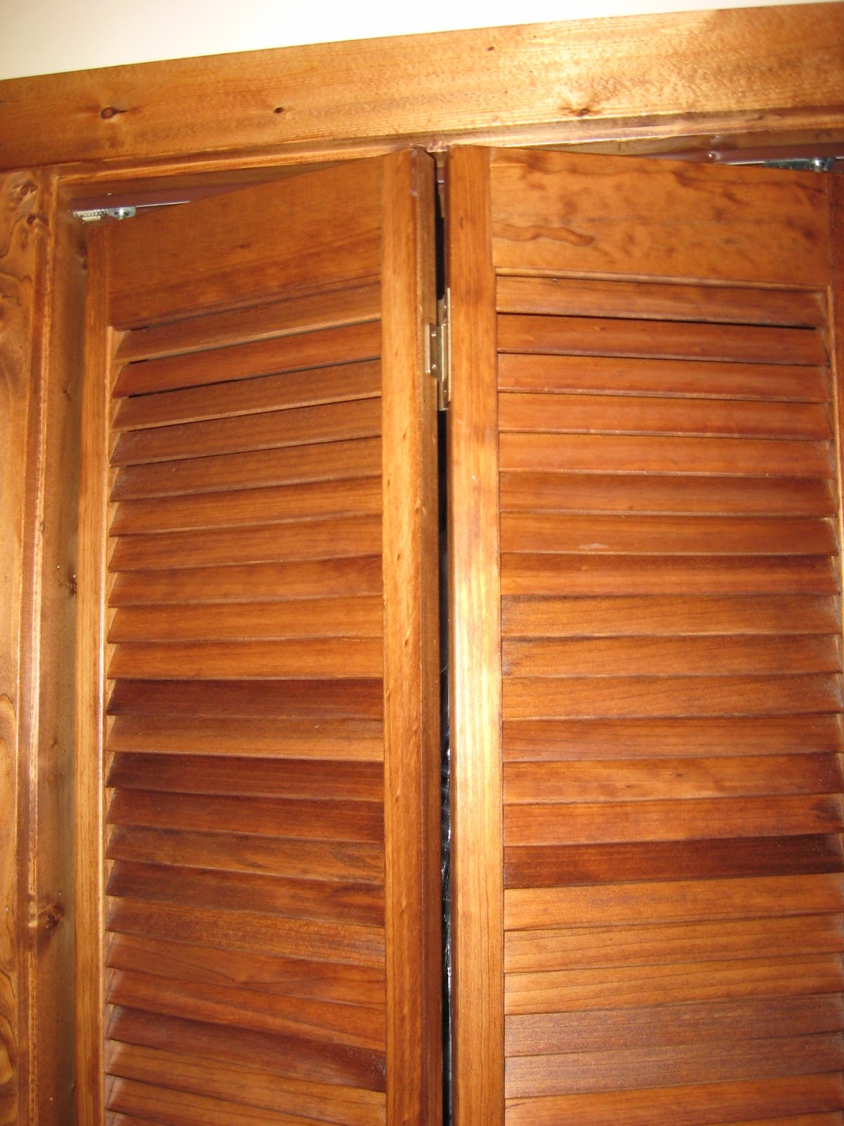 Dufour Woodworks Louvered Door Installation