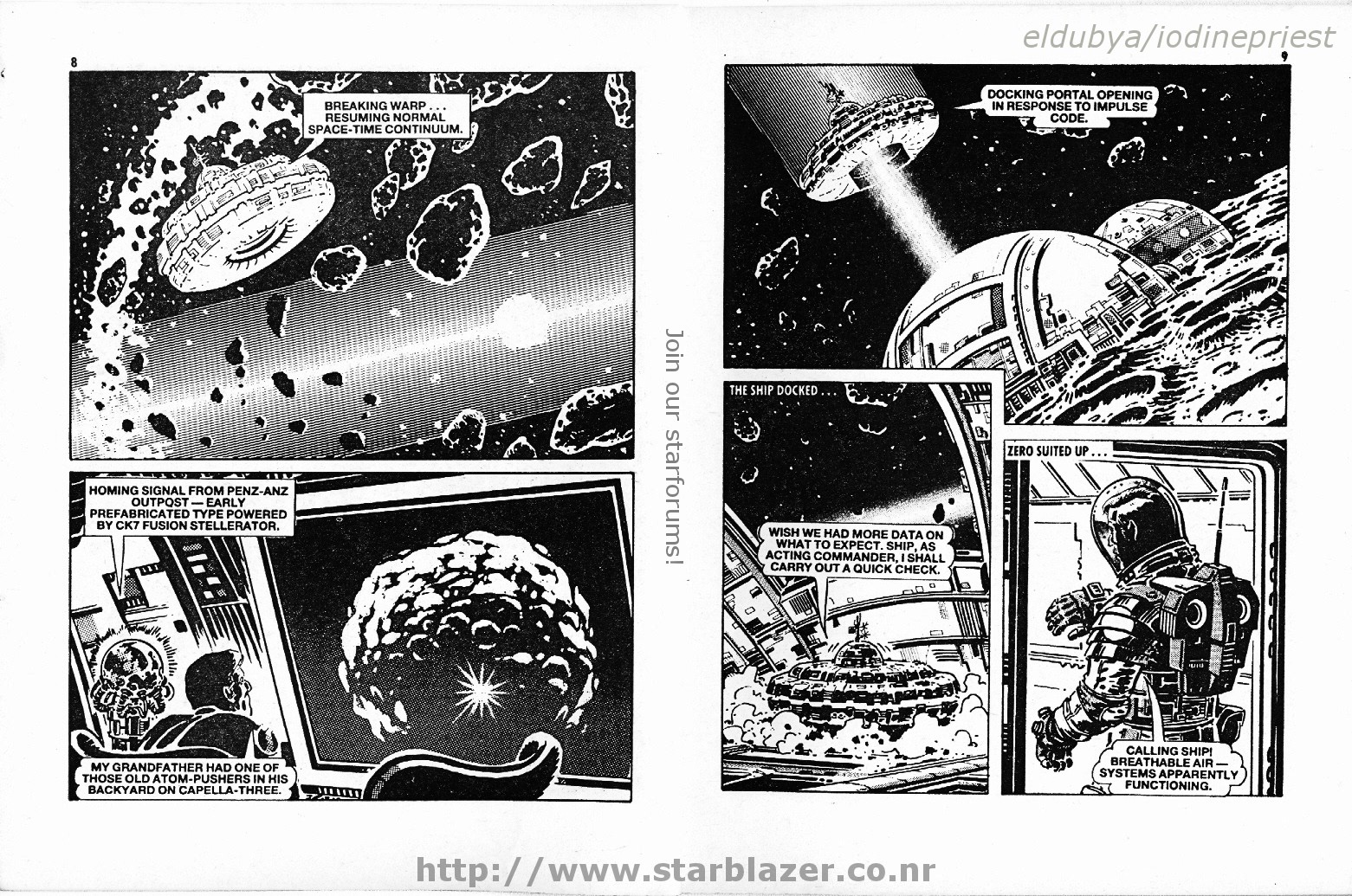 Read online Starblazer comic -  Issue #217 - 6