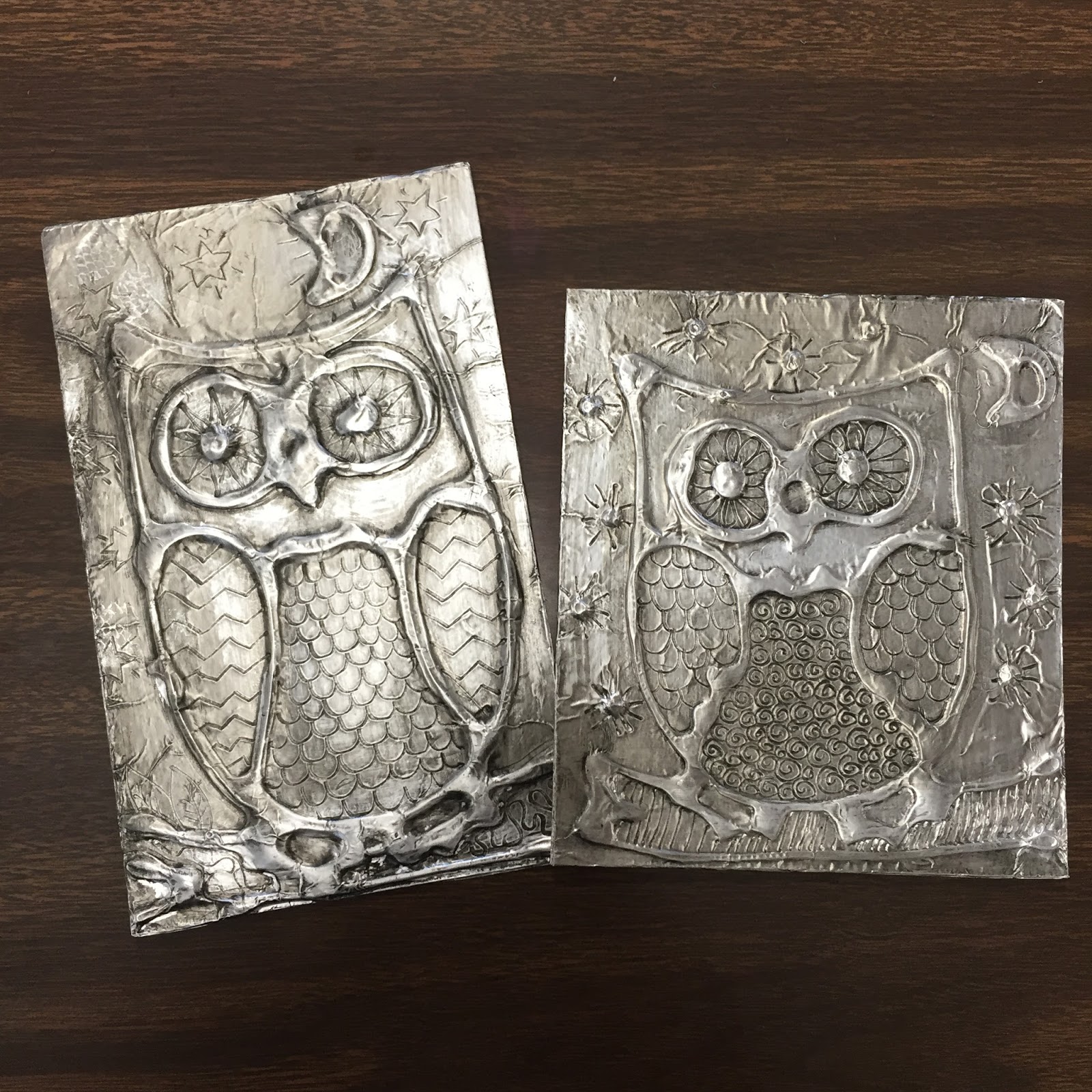 Aluminum Foil Relief Art