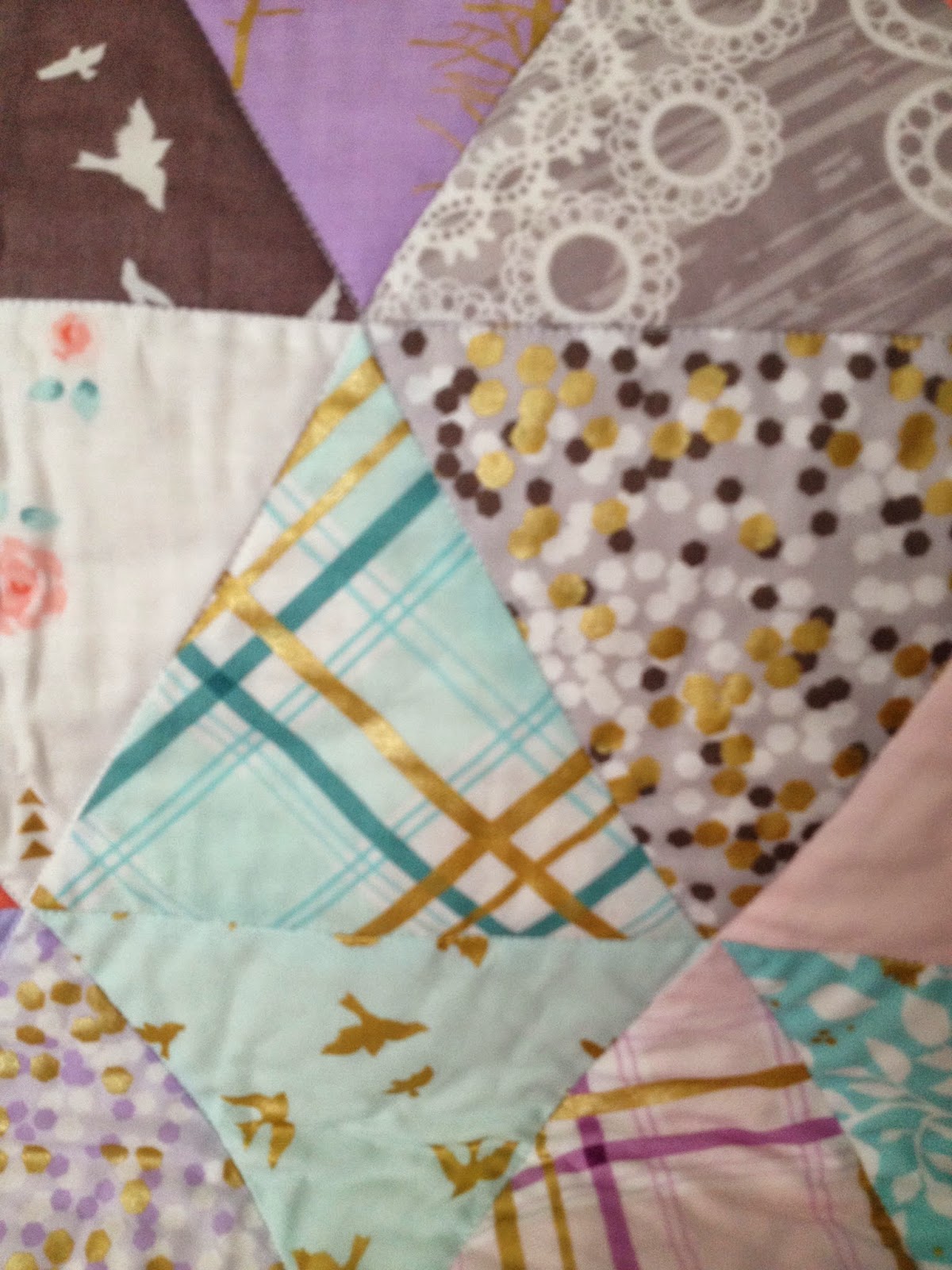 KnottedThread Triangle Quilt