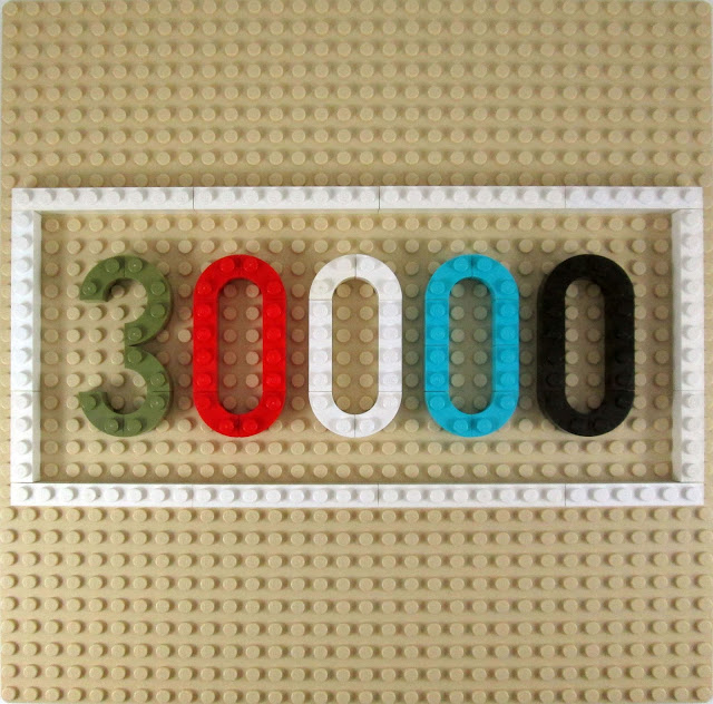 MOC LEGO 30000 visitas ao meu blogue
