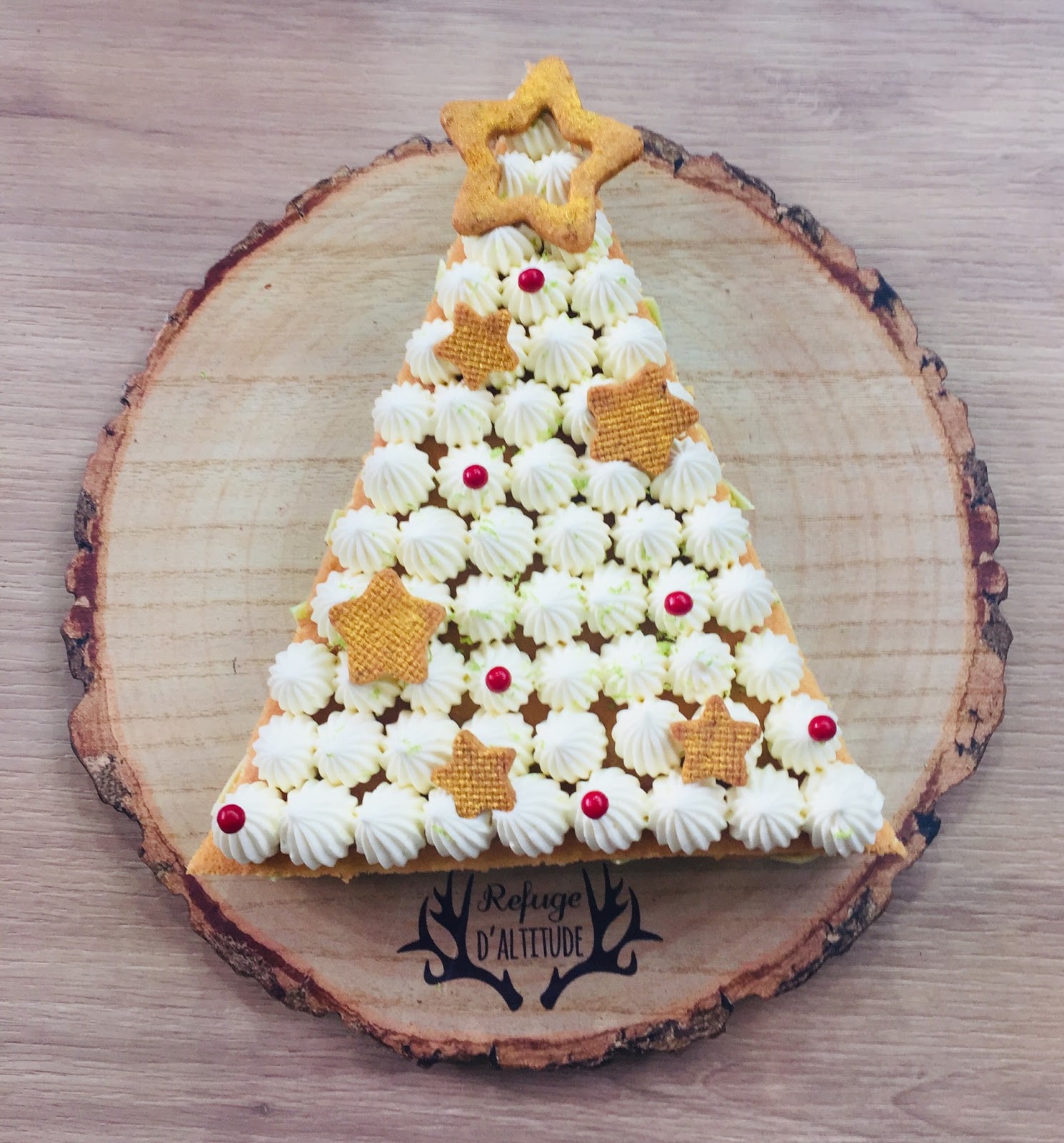J'en reste baba: Dessert de Noël pomme de sapin