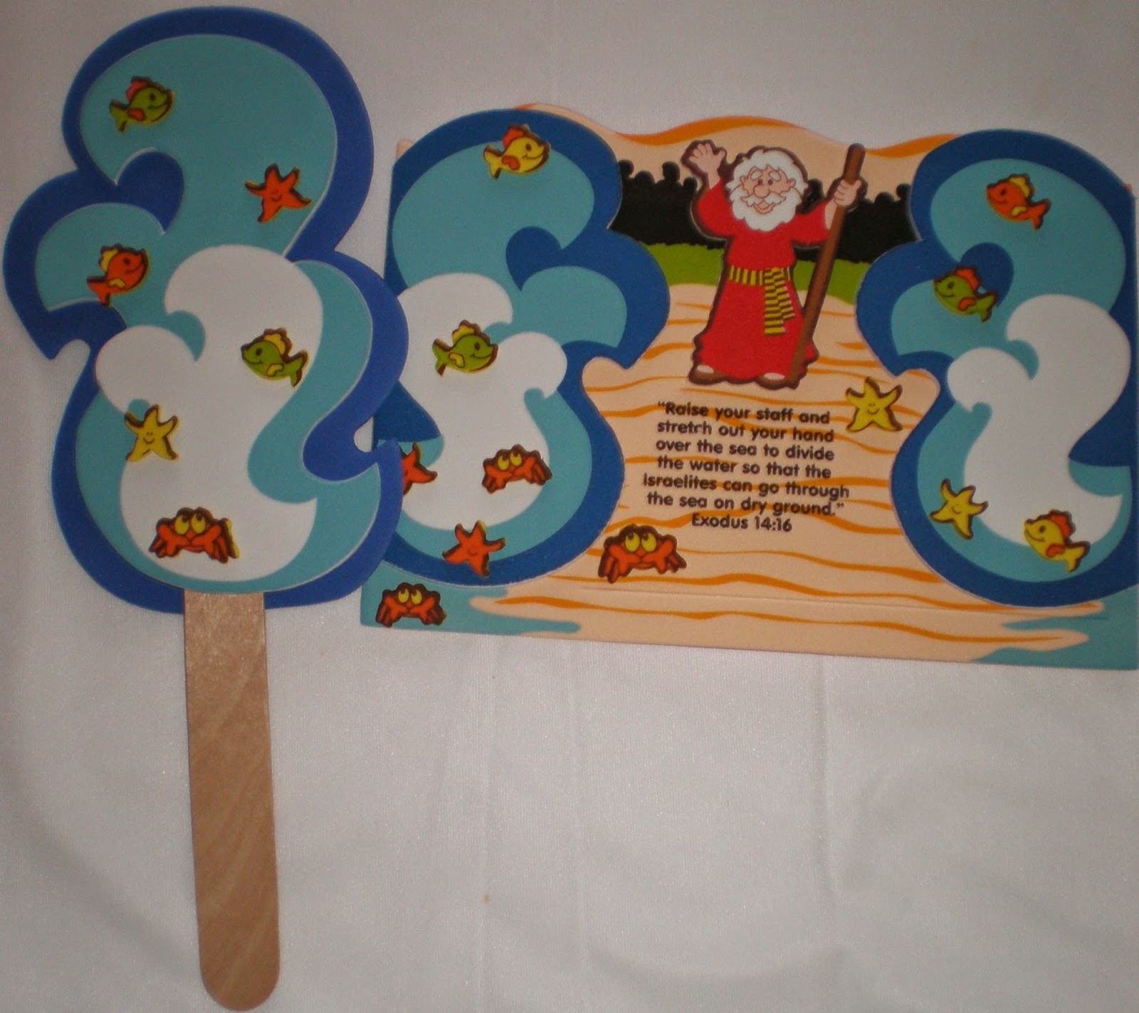 Petersham Bible Book & Tract Depot: Parting of the Red Sea Craft Kit