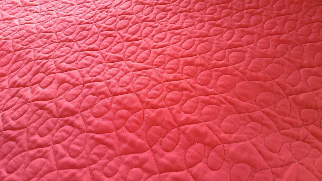 Quilting on my Sliced quilt